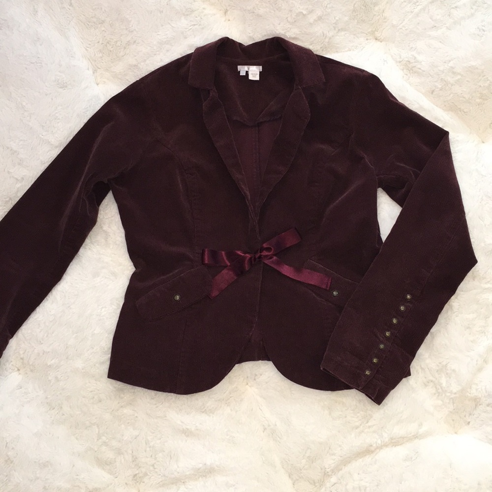 Lux Maroon Blazer